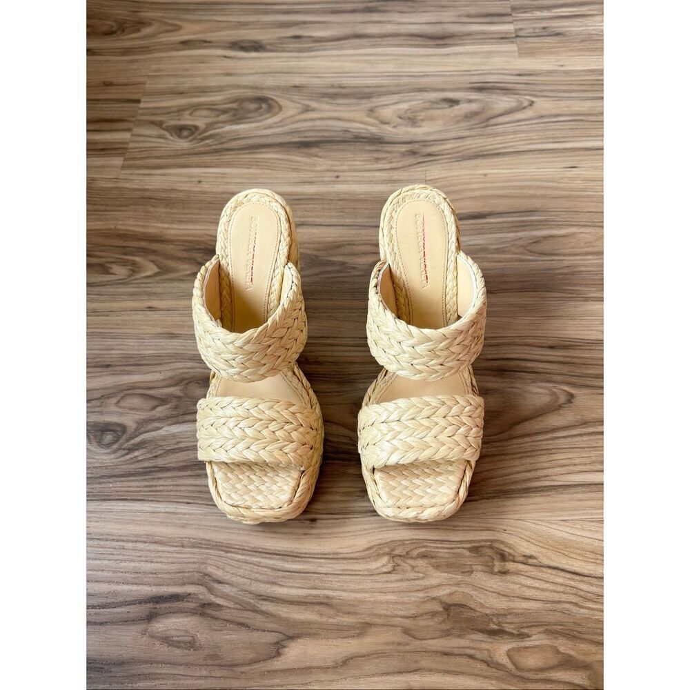 Bottega Veneta Trinity Weave Mule Rafiansandals Size 39 /Us 9 $1550 View 5